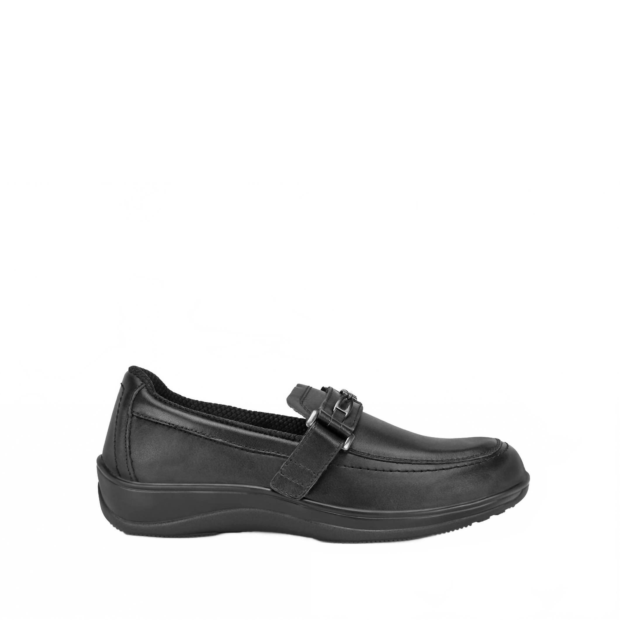 New Orthofeet Women's Chelsea Dress Shoes In Black
